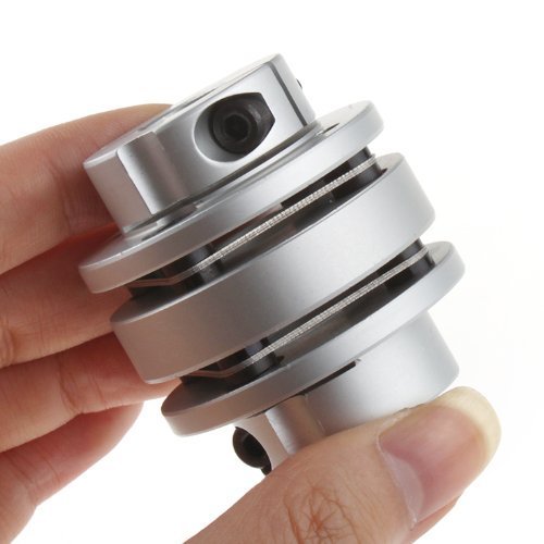 RioRand CNC 8x10mm Motor Shaft Coupler 8mm to 10mm Flexible Couplings OD 44x48mm N2