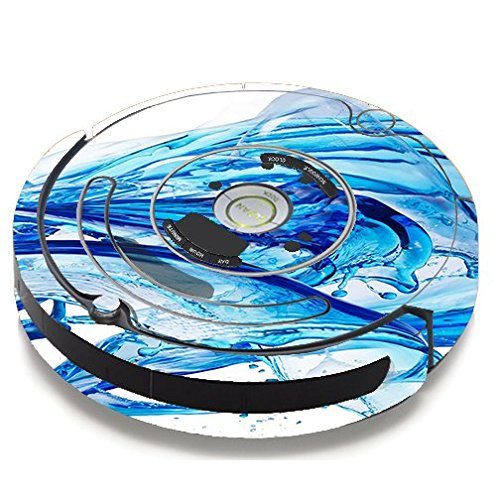 Skin Decal Vinyl Wrap For IRobot Roomba 650 655 Vacuum / Water Splash