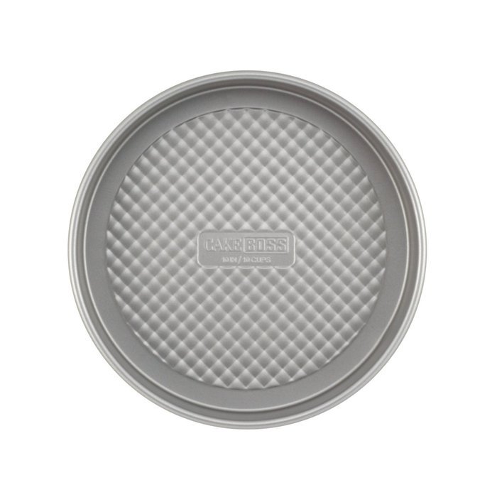 Premium Cake Boss 3 Piece Silver Non Stick Round Baking Pan and Kitchen Tools Set N2