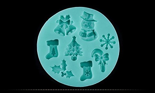 Topnew-Candy Cavity Silicone Chocolate Mold Candy and Gummy Moulds Xmas Supplies H1949 N7