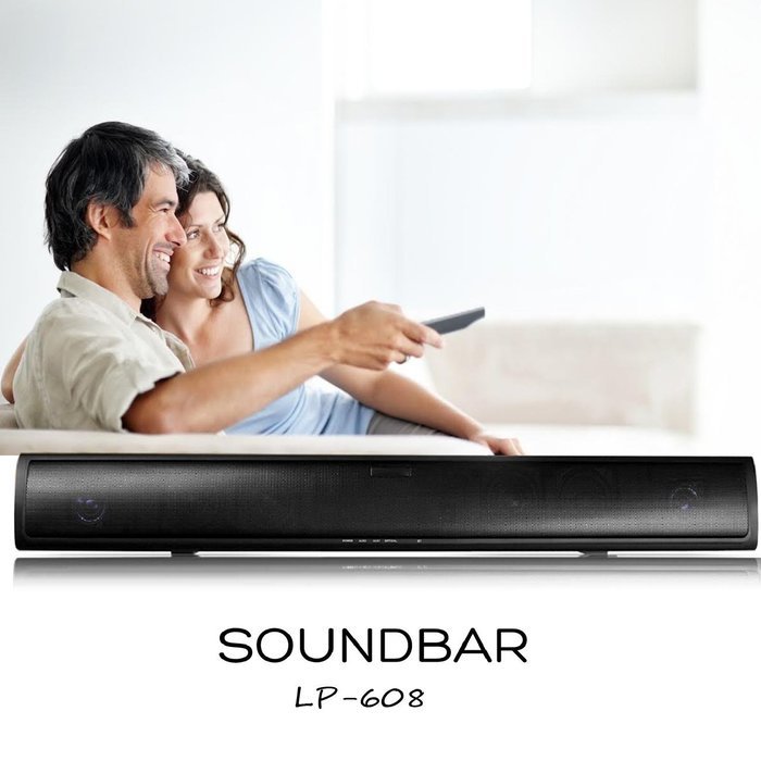 LONPOO 60W Slim Bluetooth TV Soundbar Subwoofer with Enhanced BASS Remote Control 3-Audio Modes for LED TV, PC... N3