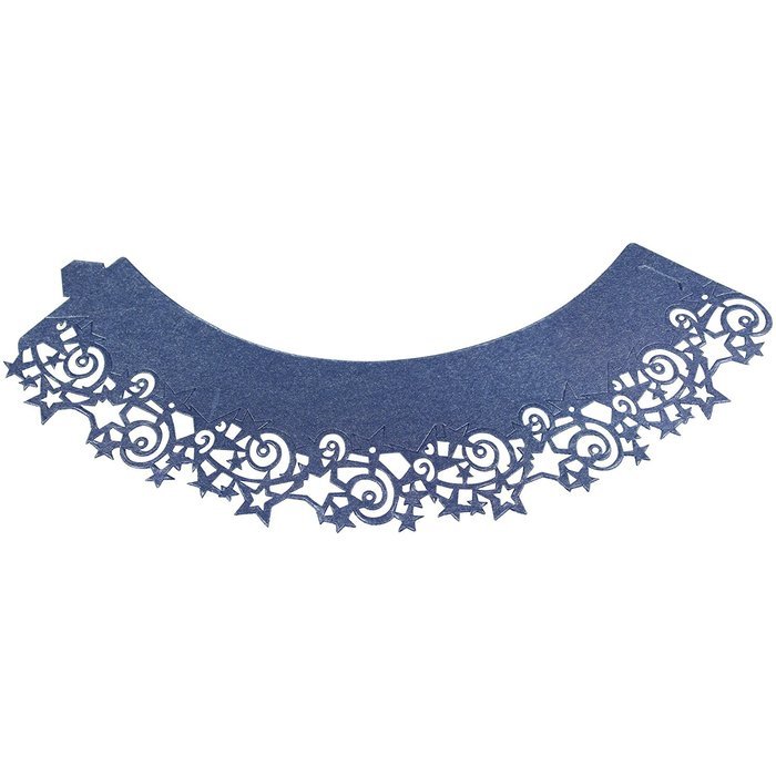 PME CW923 Midnight Stars Cupcake Wrappers (12 Pack), Blue N2