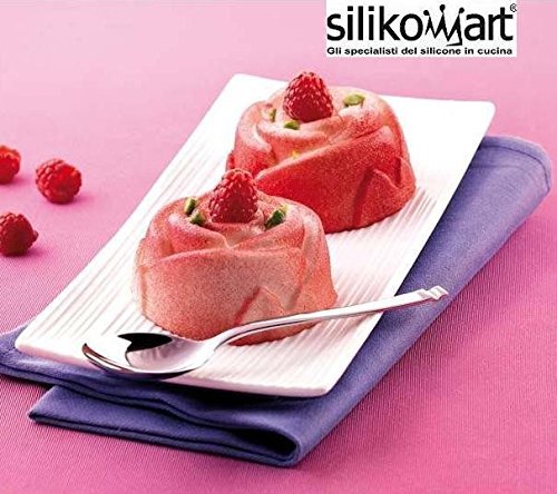 Silikomart 6 Cavity Cake Mold, Peach N4