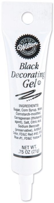 Wilton Black Gel Tube, 0.75 Oz. N7