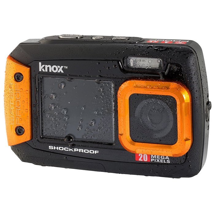 Knox Dual LCD Display 20MP Waterproof & Shockproof Digital Camera (Purple) N32
