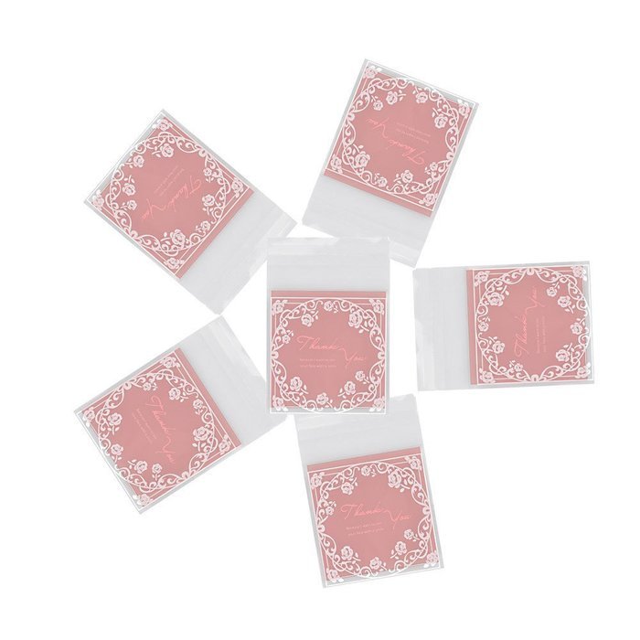 CreazyDog&reg; 100 PCS OPP Bags Lovely Cake with a bow Design Gift Bags