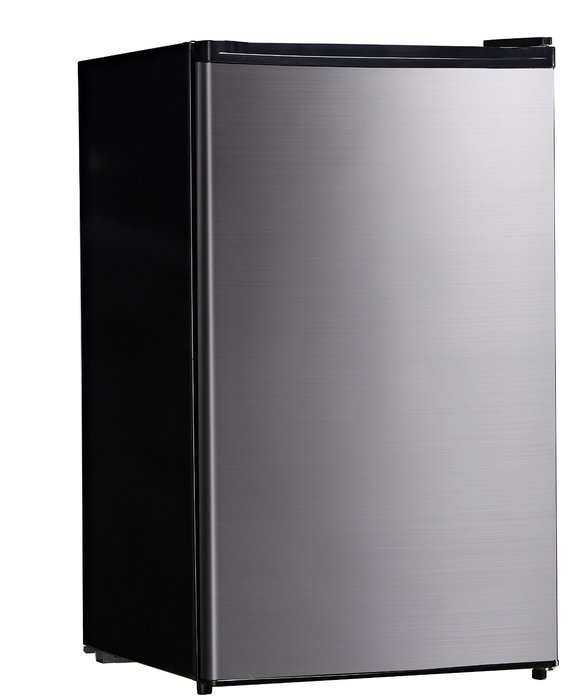 Midea WHS-65LB1 Compact Single Reversible Door Refrigerator and Freezer, 1.6 Cubic Feet, Black N4