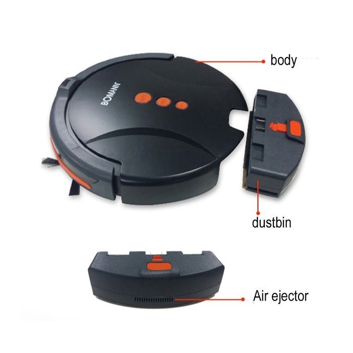 Bomann Br7320 Robot Vacuum Cleaner Self-charging Remote Control Ac110~240v N4