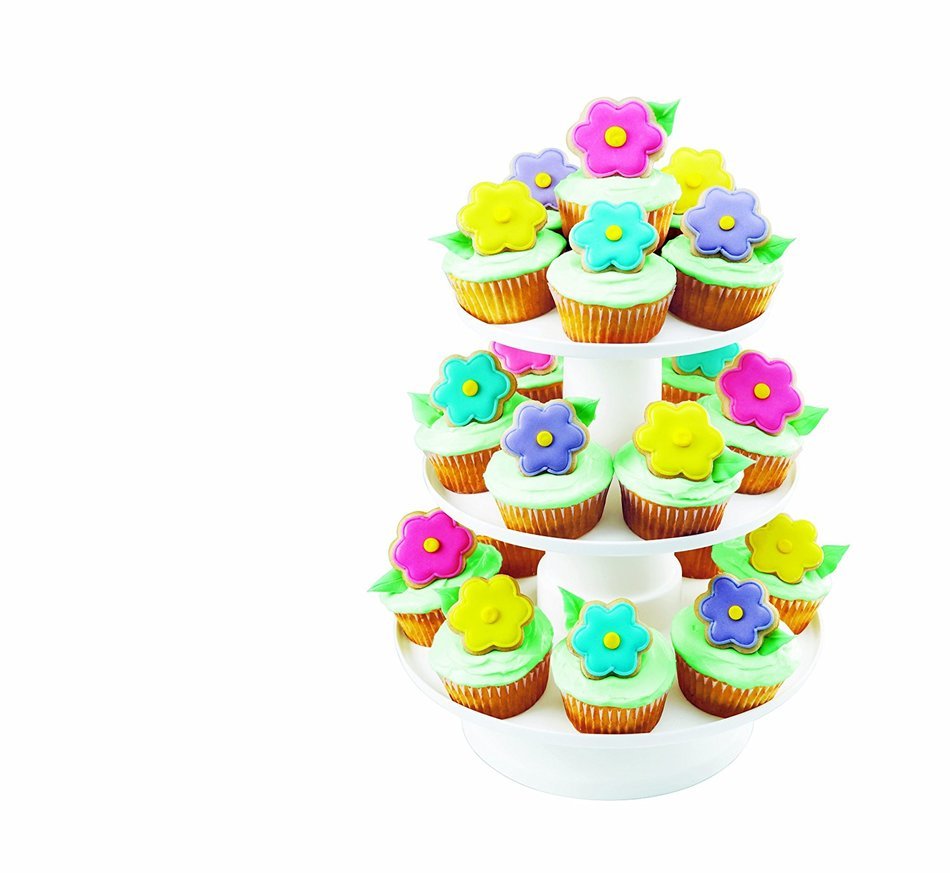 Wilton 4-Tier Stacked Cupcake and Dessert Tower N8