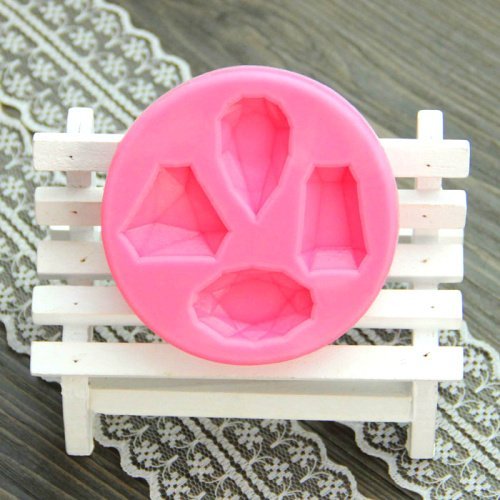 Anyana Gemstone & Diamond & Crystal Silicone Fondant Mold Cake Decorating Pastry Gum Pastry Tool Kitchen Tool... N3