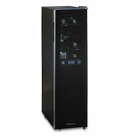 Wine Enthusiast Silent 18-Bottle Dual-Zone Slimline Wine Refrigerator in Black Model#272 03 18 05 N3