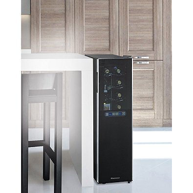 Wine Enthusiast Silent 18-Bottle Dual-Zone Slimline Wine Refrigerator in Black Model#272 03 18 05 N4