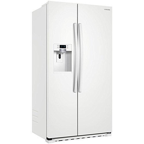 Samsung RS22HDHPNWW Energy Star 22.3 Cu. Ft. Counter-Depth Side-by-Side Refrigeratorr/Freezer with External Water... N2