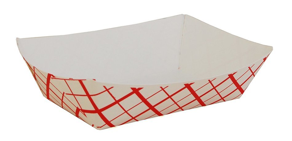 Southern Champion Tray Southland Paperboard Red Check Food Tray (Multiple Sizes Available) N31
