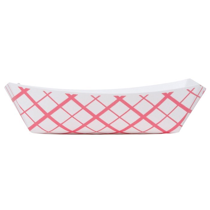 Southern Champion Tray Southland Paperboard Red Check Food Tray (Multiple Sizes Available) N33
