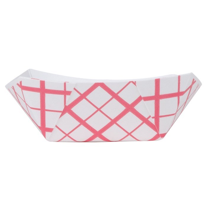 Southern Champion Tray Southland Paperboard Red Check Food Tray (Multiple Sizes Available) N34