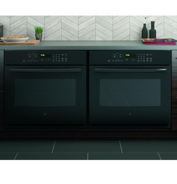 GE PT7050DFBB Profile 30" Black Electric Single Wall Oven - Convection N5