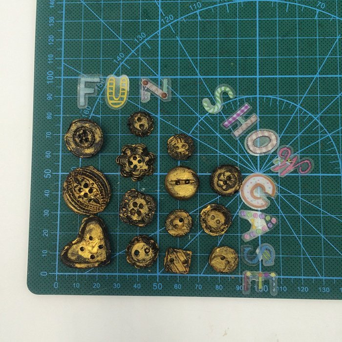 Funshowcase Sugarcraft Novelty Buttons Candy Silicone Mold for Cake Cupcake Decorating, Crafting, Polymer Clay... N5