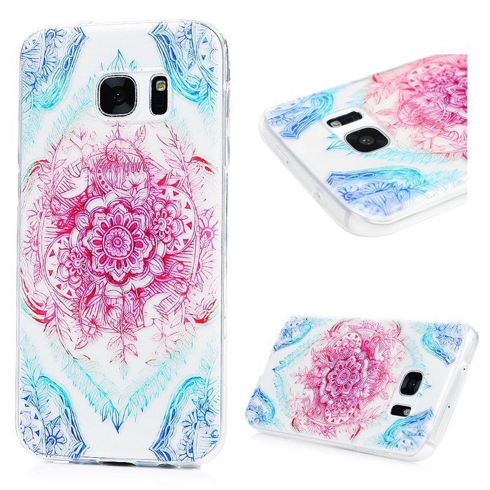 Badalink Galaxy S7 TPU Case Shockproof Soft TPU Flexible Easy Grip Rubber Bumper Slip Resistant Protective Colorful... N41