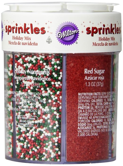 Wilton 6 Mix Holiday Sprinkle Assortment, Christmas N2