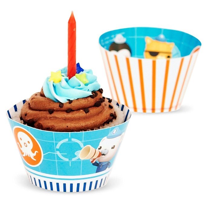 The Octonauts Party Supplies - Reversible Cupcake Wrappers (12)