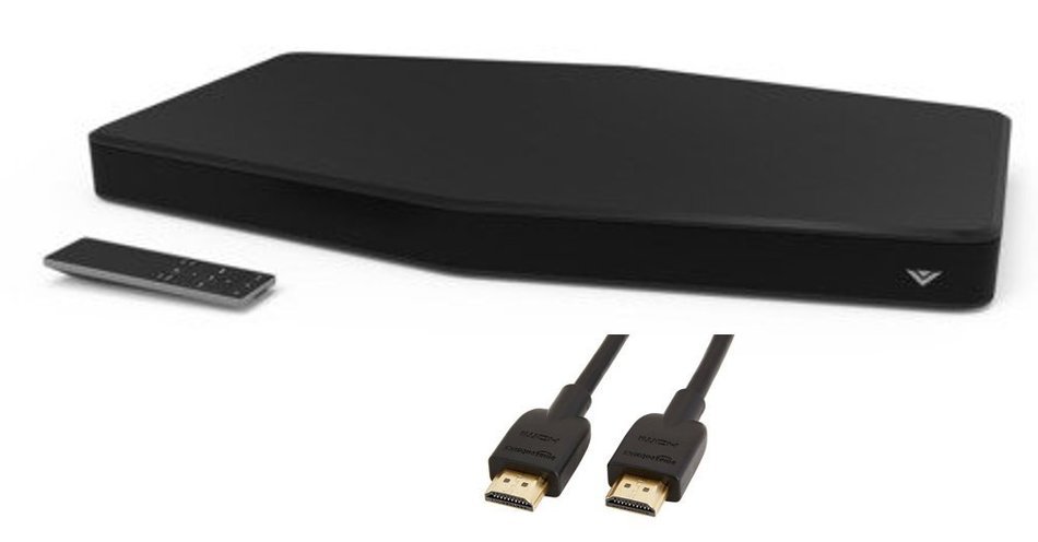 VIZIO SS2521-C6 25-Inch 2.1 Channel Sound Stand with AmazonBasics 3-foot High-Speed HDMI Cable