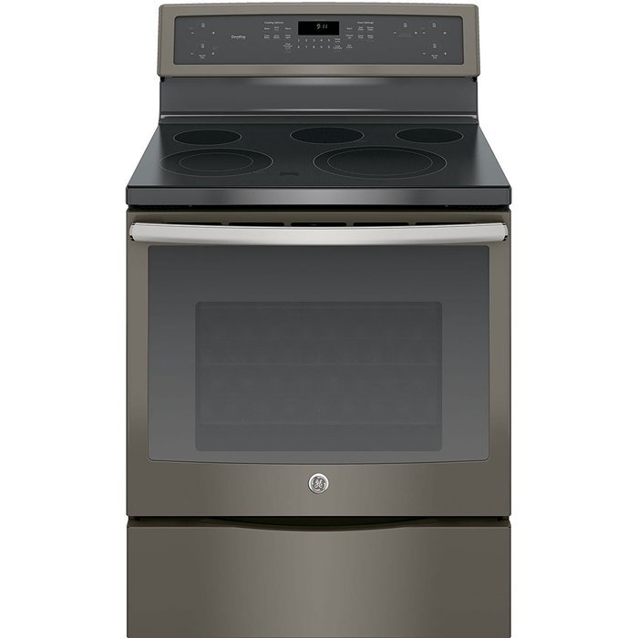 GE PB911EJES Profile 30" Slate Electric Smoothtop Range - Convection