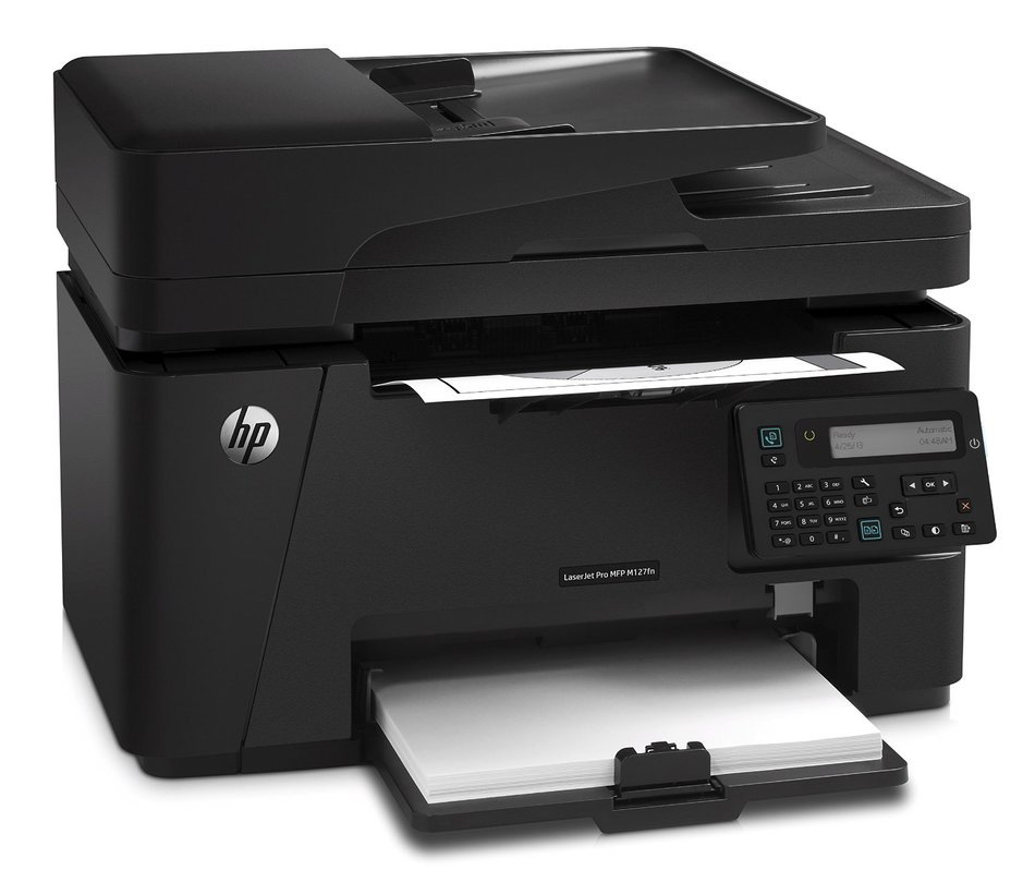 HP Laserjet Pro M127fn Networked All-in-One Monochrome Printer, (CZ181A) N2