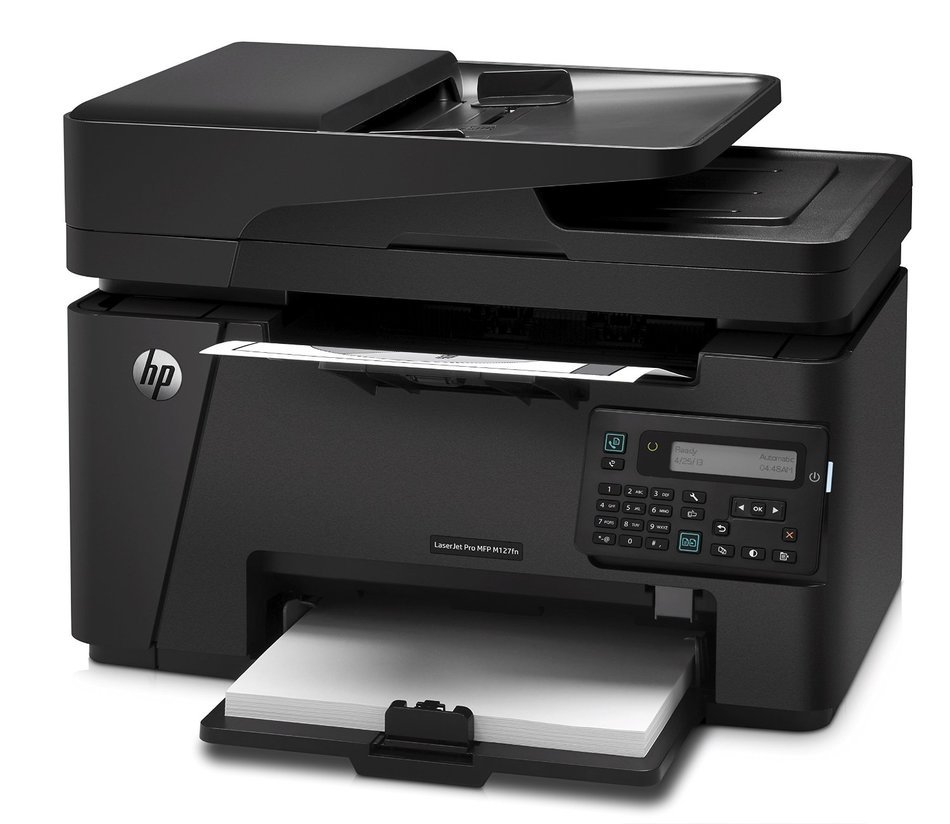 HP Laserjet Pro M127fn Networked All-in-One Monochrome Printer, (CZ181A) N3