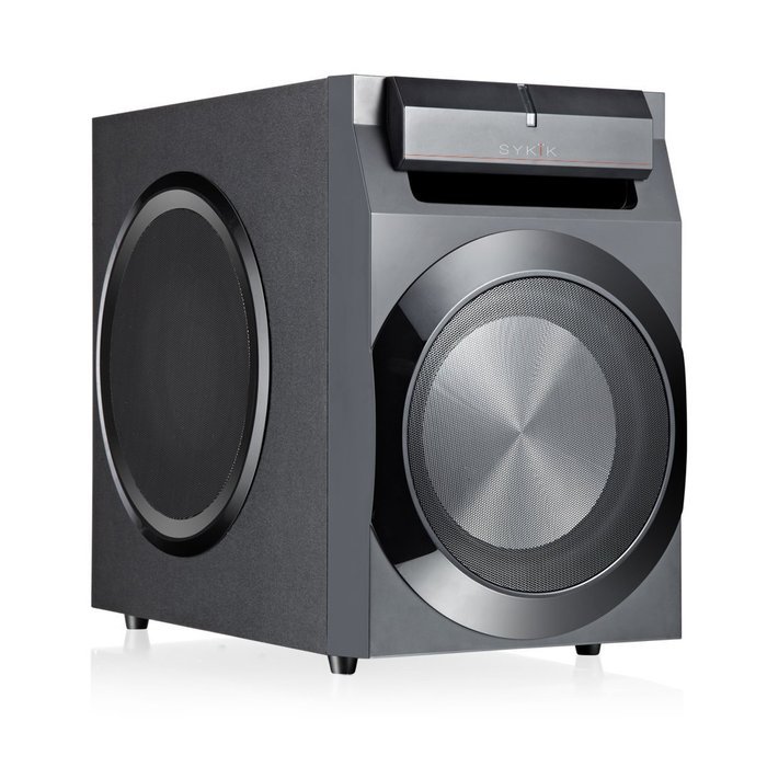 Sykik Power SPP0298BT, Bluetooth Powerful 210W RMS, with 8" Active subwoofer , 2x 8" passive, Remote control,... N3
