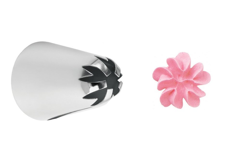 Wilton 402-1006 Drop Flower Decorating Tip, Silver