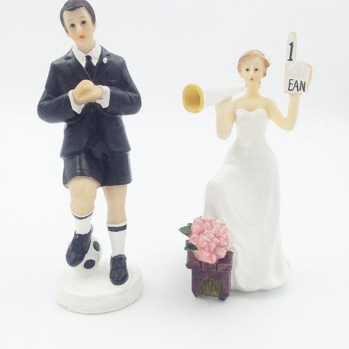 Resin Wedding Cake Topper (Bride Fishing) N6