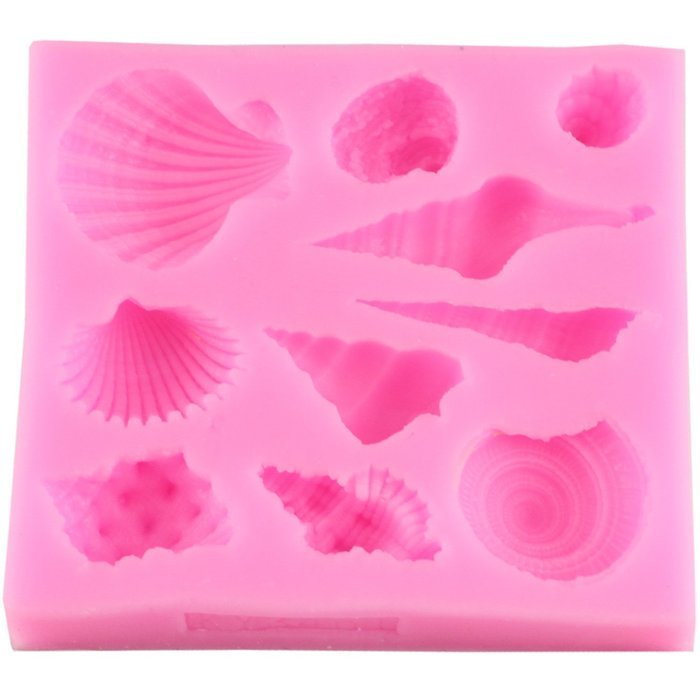 Mujiang Sea Silicone Candy Clay Gumpaste Sugar Fondant Molds N16