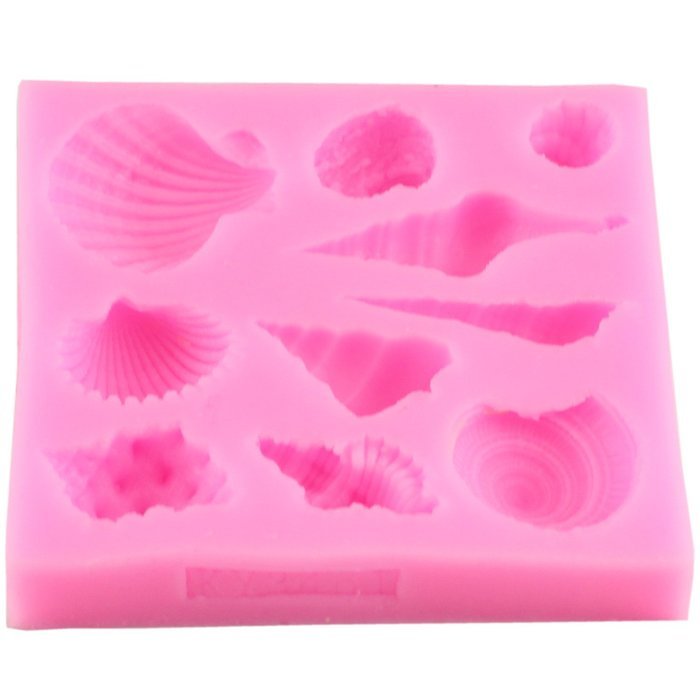 Mujiang Sea Silicone Candy Clay Gumpaste Sugar Fondant Molds N17