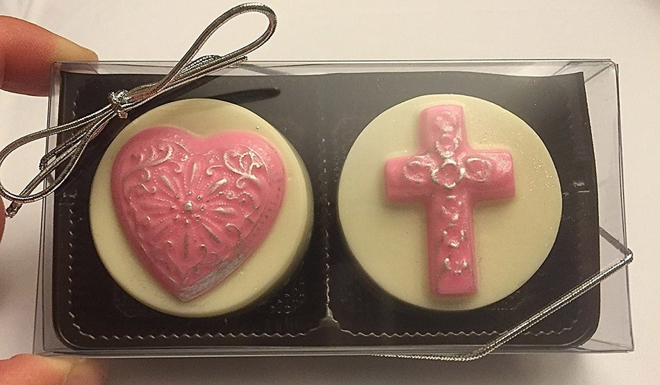 Cross Religious Oreo Cookie Sandwich Chocolate Candy Mold 1610 N2