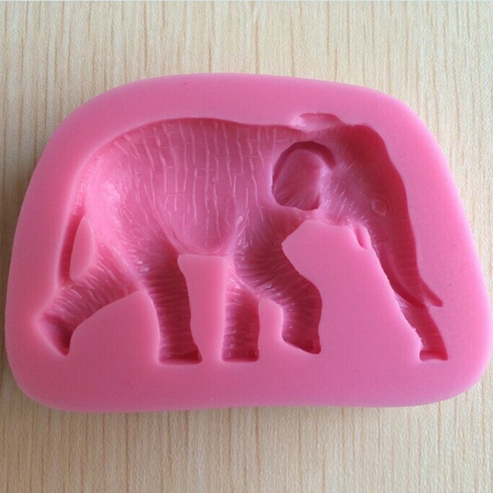 Karen Baking New Arrival Cute Elephant Shape 3D Silicone Cake Mold For Cake Fondant Decorating N4