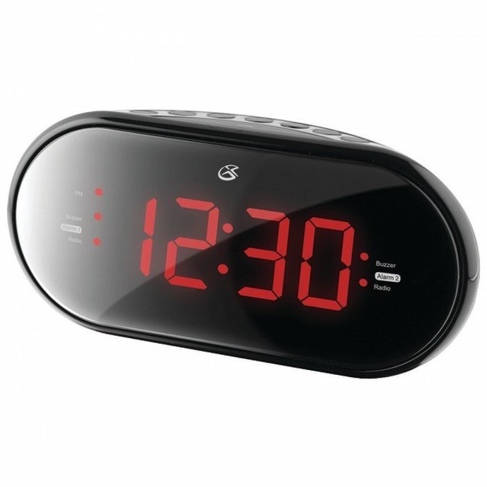 GPX C253B DUAL ALM CLKRADIO