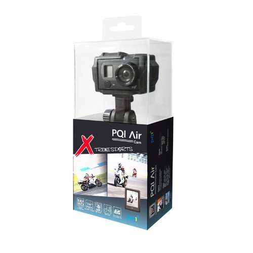 PQI Air Cam extreme sports full high-definition video camera black waterproof housing with 6VAA-0000R1004 - International... N5