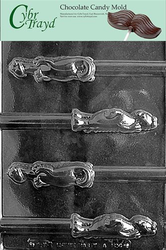Cybrtrayd A124 Silly Dinosaur Pretzels Animal Chocolate Candy Mold