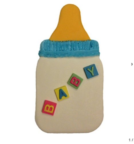 CK Products 49-8113 Plastic Baby Bottle Cake Pan, White