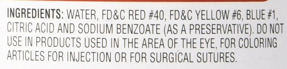 Liquid Red Food Color 32 OZ (1 Quart) N2