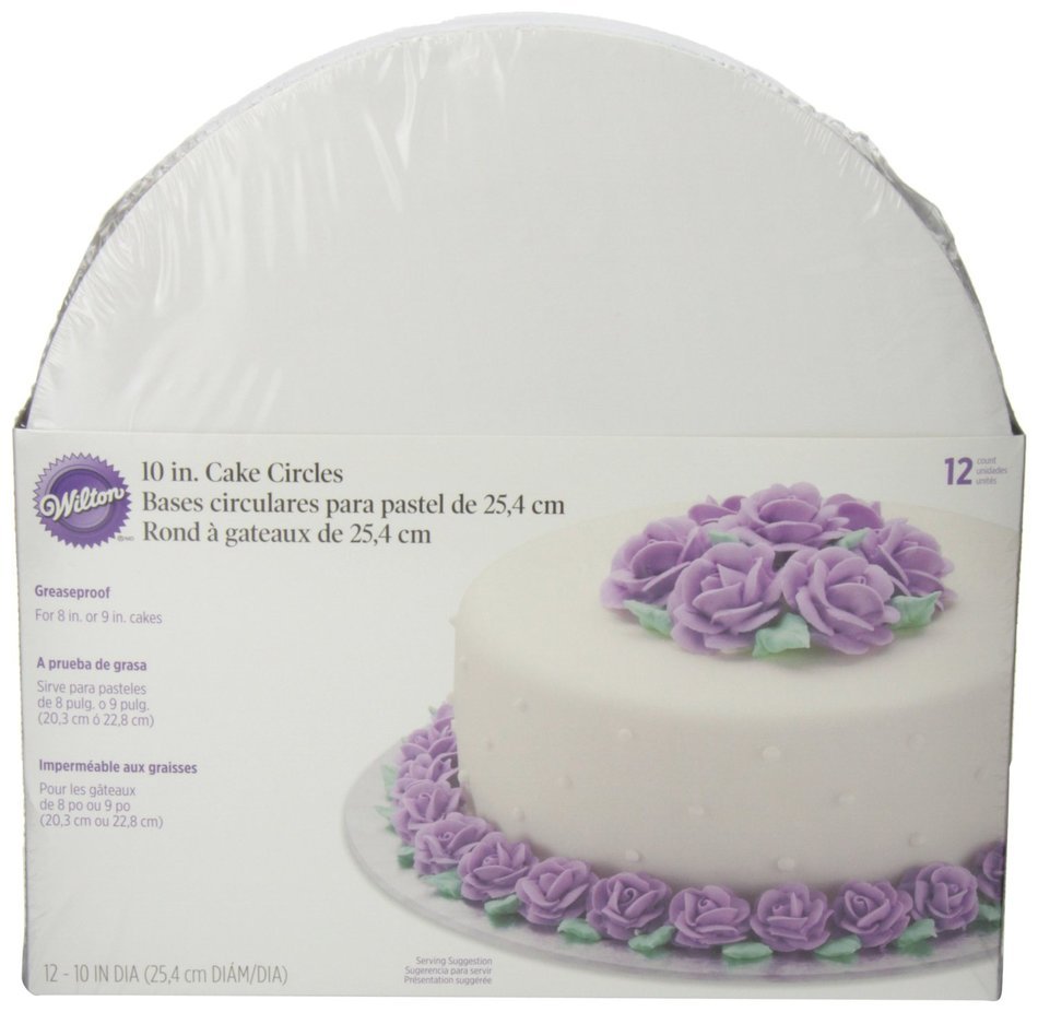 Wilton 10-Inch Cake Circle, 12-Pack N8