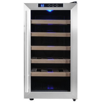 18 Bottle Single Zone Freestanding Wine Refrigerator N7