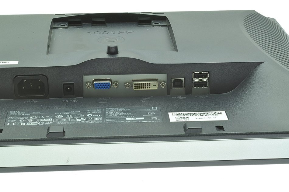Dell 1901FP - Flat Panel Display - TFT - 19" - 1280 x 1024 - 0.29 mm - DVI, VGA (HD-15) -... N4