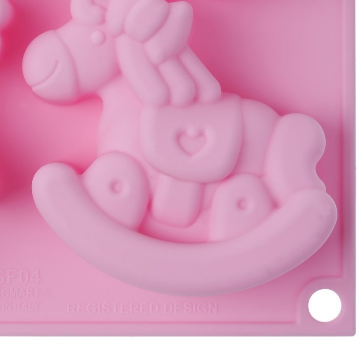 Silikomart Silicone Baby Line Bakeware Collection, Happy Racing N5