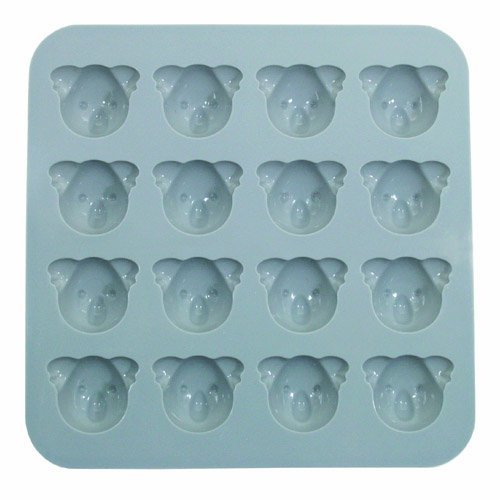 Koala Bear Face Shaped Silicone Chocolate, Jelly and Candy Mold N3