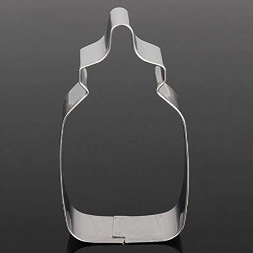 Baby Milk Bottle Stainless Steel Cookie Cutter Fondant Cake Mold N5