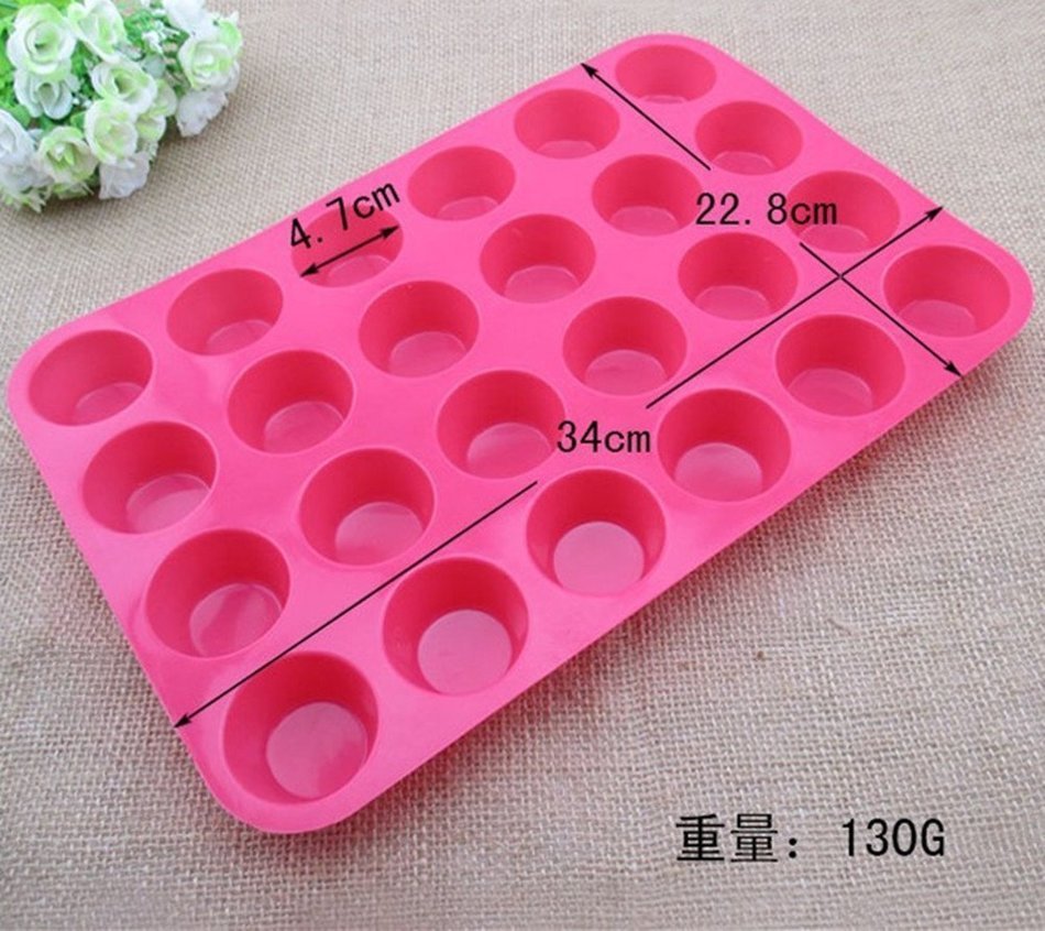 Muffin Cups Each Egg Tarts Silicone Cake Mold Baking Tools A Microwave Oven Use Baking Tray .(12 each) (12) N9