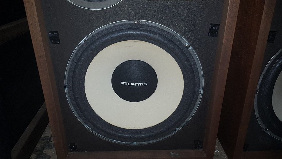 1976 ATLANTIS 4A Home LOUD Speakers 3 Way 70 Watt 12" Speakers N4