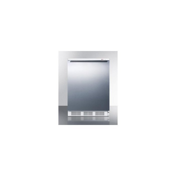Summit VT65MBISSHH 24" Medical Use Freezer with 3.5 cu. ft. Capacity Adjustable Thermostat Three Removable Storage...